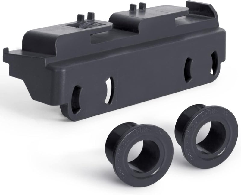 GREALTH WD28X27241 Dishwasher Rack Carrier and Roller Kit Compatible GE Dishwasher Lower Rack Wheels Assembly, Fits L and R Side. Exact Fit Replaces WD12X28078 WD12X10438 WD12X10439 WD12X10446 1PCS - Image 1